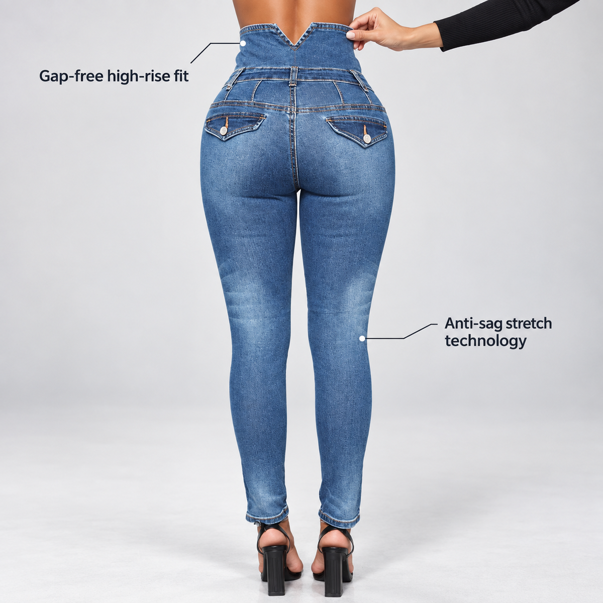 Women's High Stretch Skinny Denim Pants