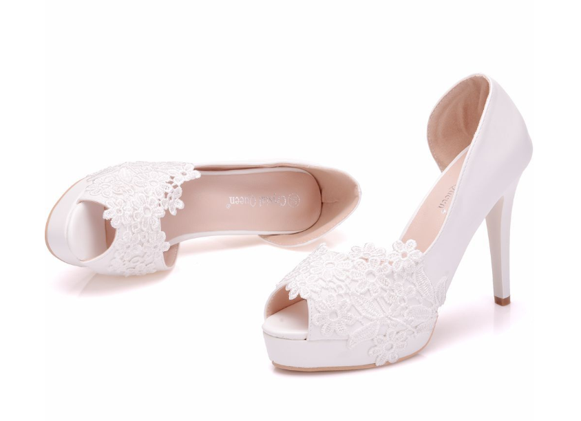 Peep Toe High Heel Sandals with Waterproof Platform