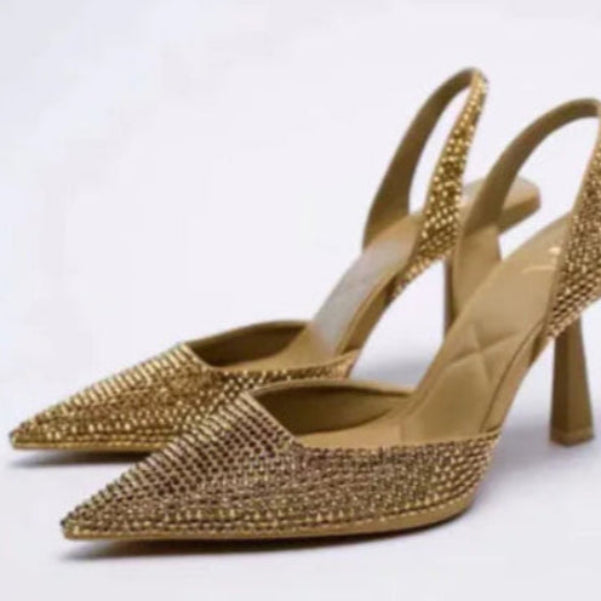 Fashion Damen spitze High Heels