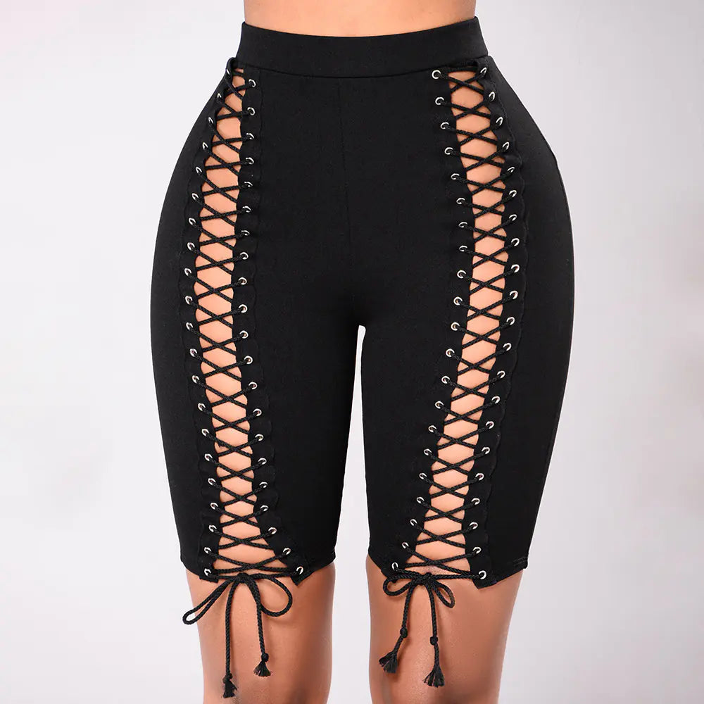 Lässige Sportshorts und -hosen für Damen zum Schnüren