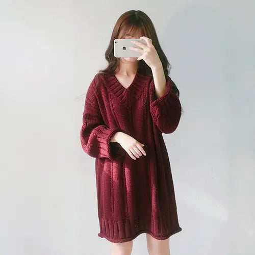 Knit Sweater Dress for Women
