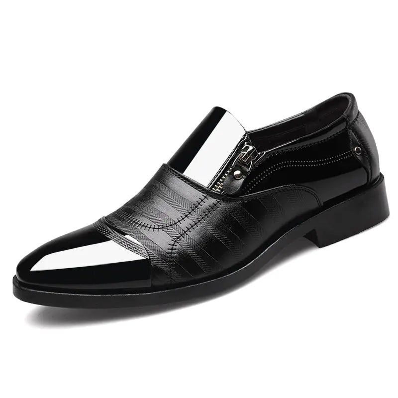 Men's Leather Dress Casual Pointed Oxford Shoes