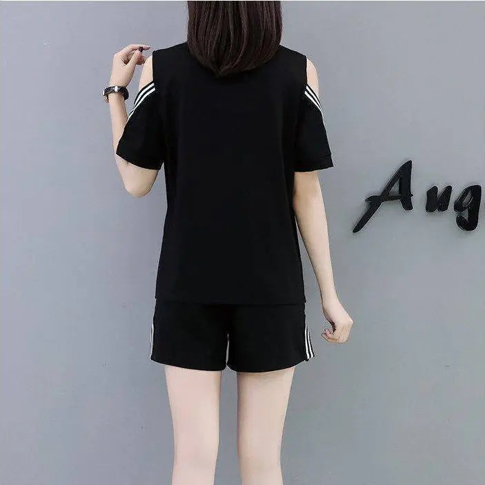 Stylish Plus Size Women's Summer Outfit Set