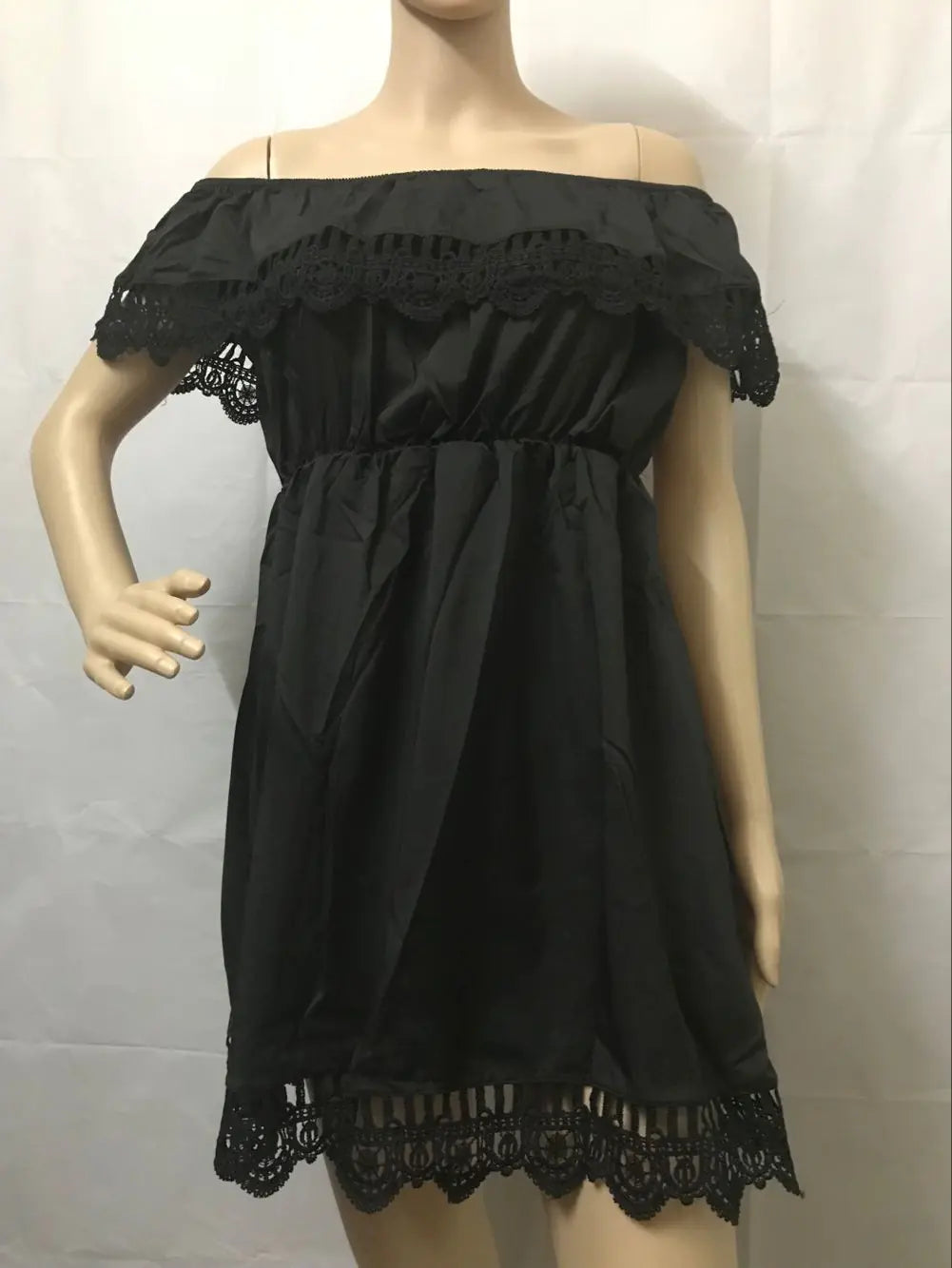 Off-the-Shoulder Lace Dress for Women