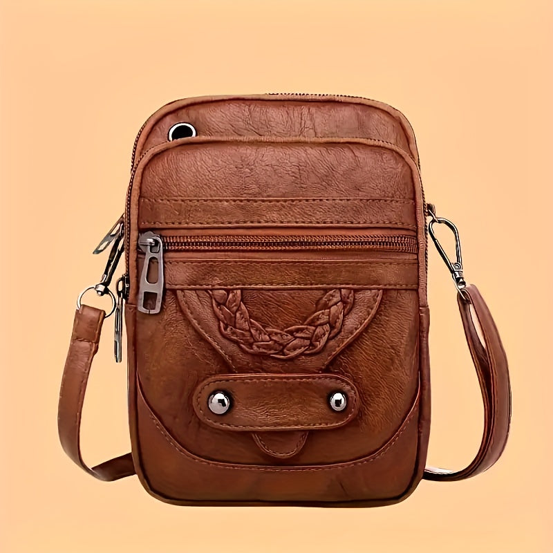 Adjustable Strap Bag Vintage Style Women's Mini Crossbody Bag