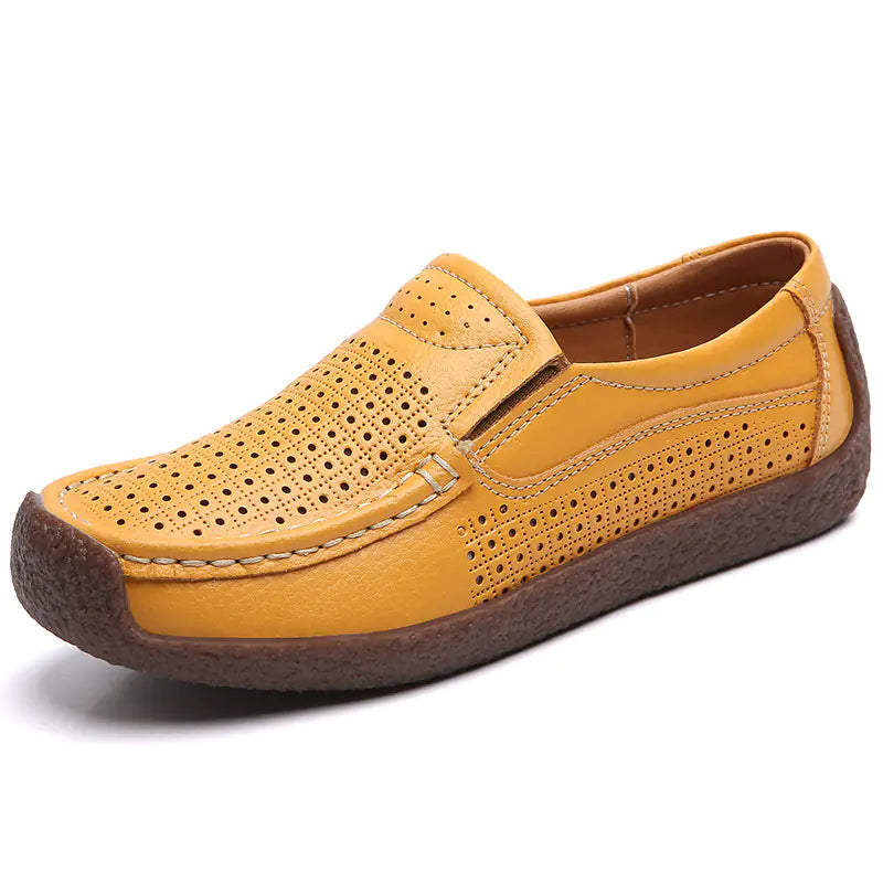 Women's Flat Leather Loafers