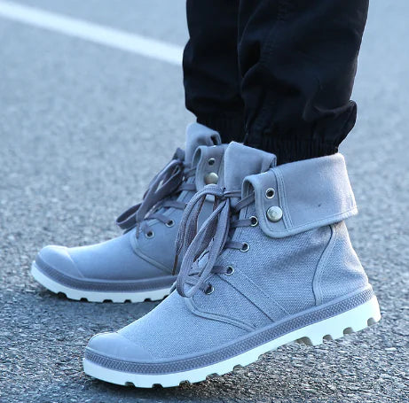 Herren High-Top Canvas-Freizeitschuhe für Outdoor-Sport