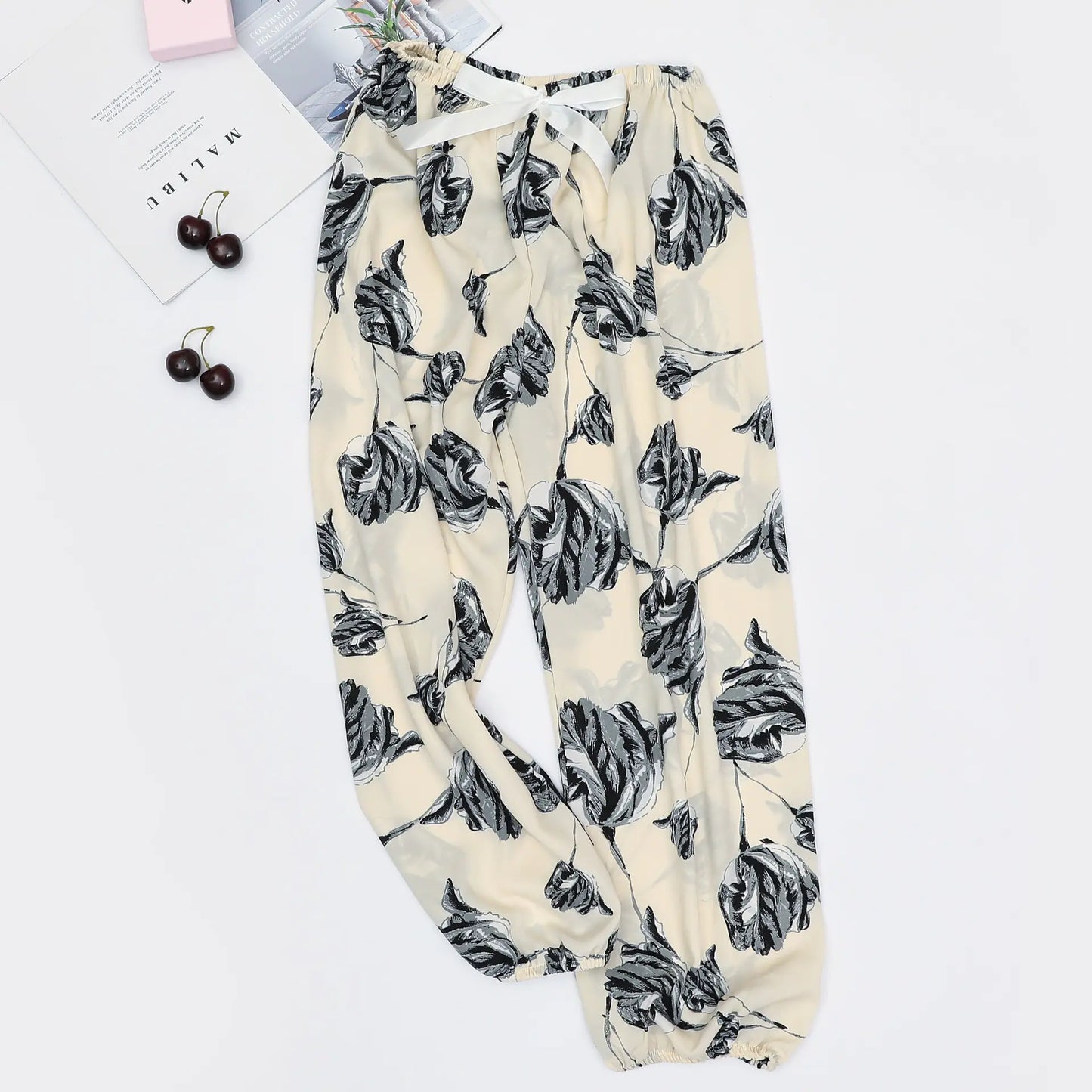 Summer Women's Ice Silk Loose Lantern Pants (Plus Size) - Trendy Attic Store01