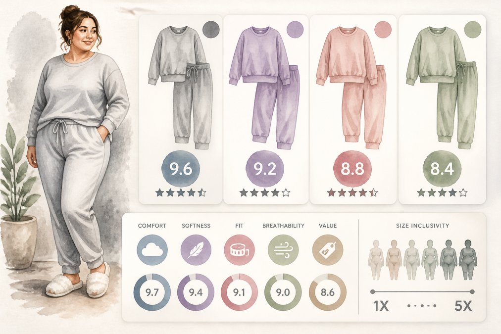 Best Comfortable Plus Size Lounge Sets for 2026
