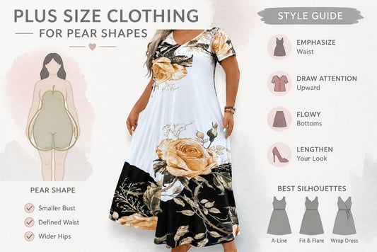 Plus Size Clothing for Pear Shapes: Style Guide