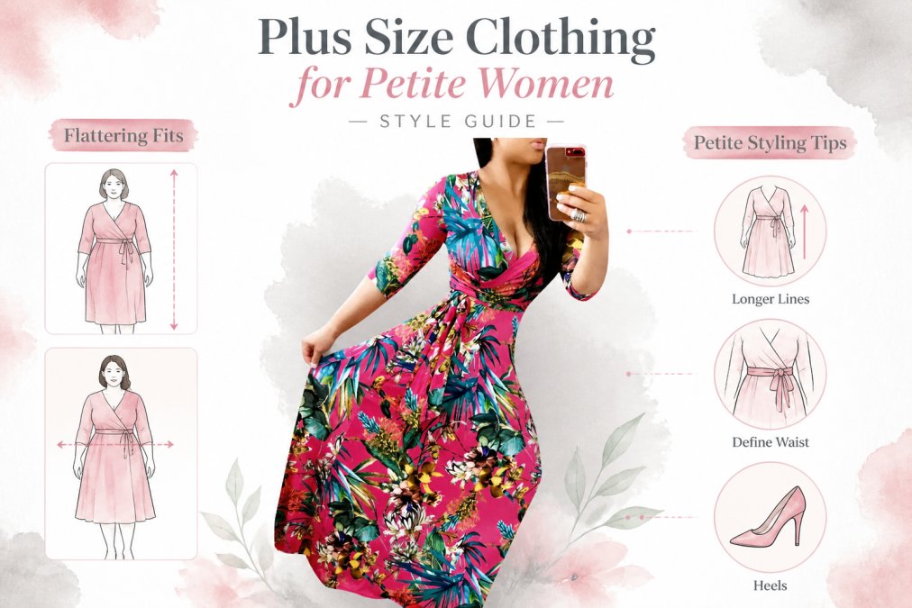 Plus Size Clothing for Petite Women: Style Guide
