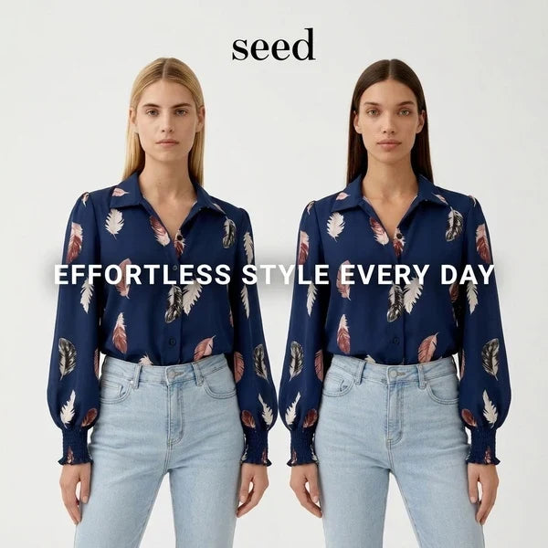 Women Blouse Long Sleeves