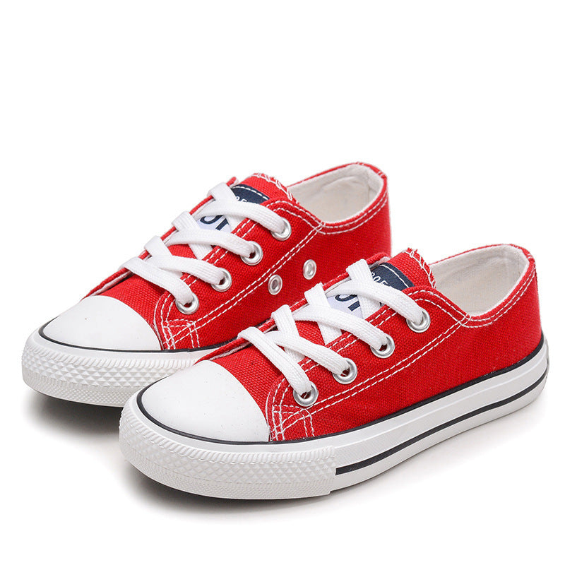 Lace-Up White Shoes for Kids