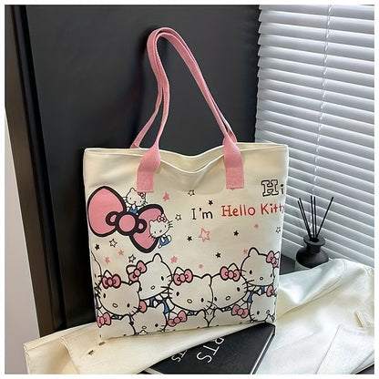 Sanrio Official Hello Kitty Women's Large Capacity Tote Bag