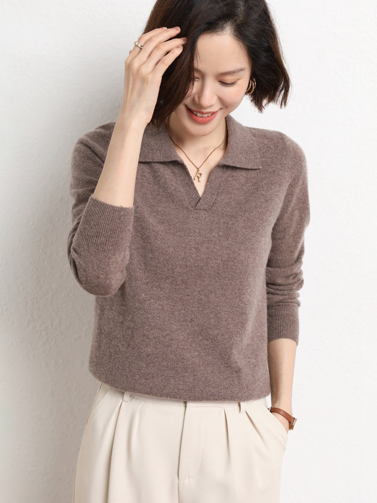 Women's Casual Loose Polyester Warm Sweater for Fall/Winter