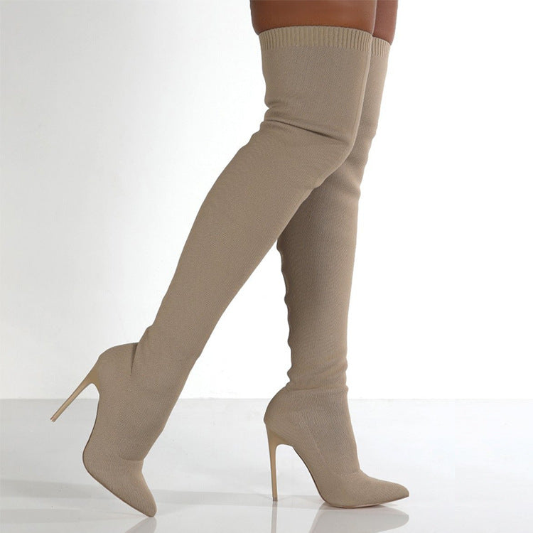Autumn Winter Over-the-Knee High Heels Boots