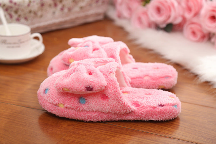 Cute Women's Cotton Slippers for Winter Comfort