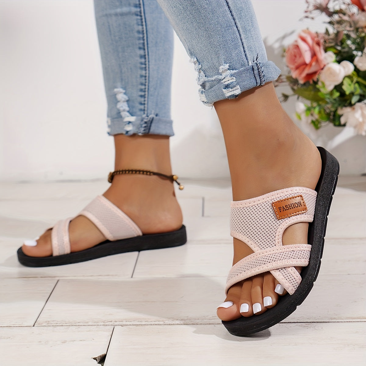 Women's Sporty Slip-On Mesh Sandals
