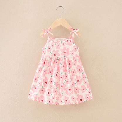 Girls' Floral Princess Dress