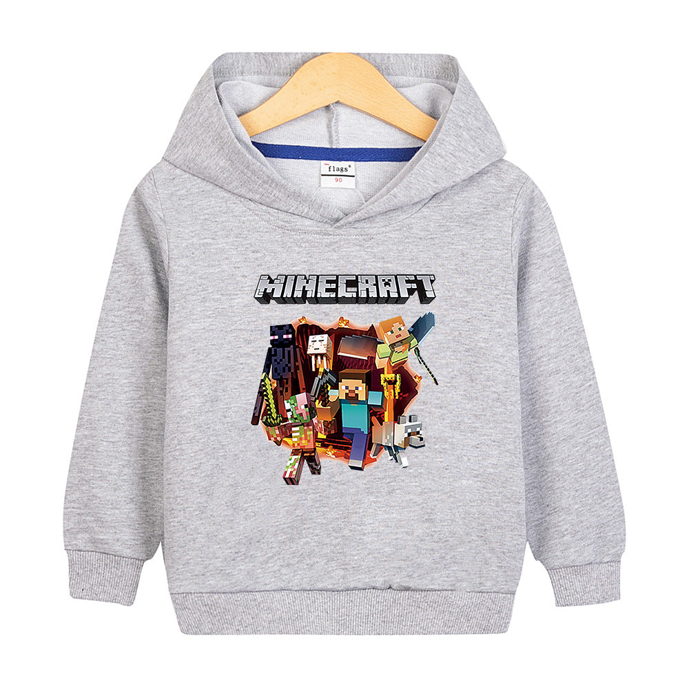 Boys' Hooded Sweatshirts - Pure Cotton Casual Tops