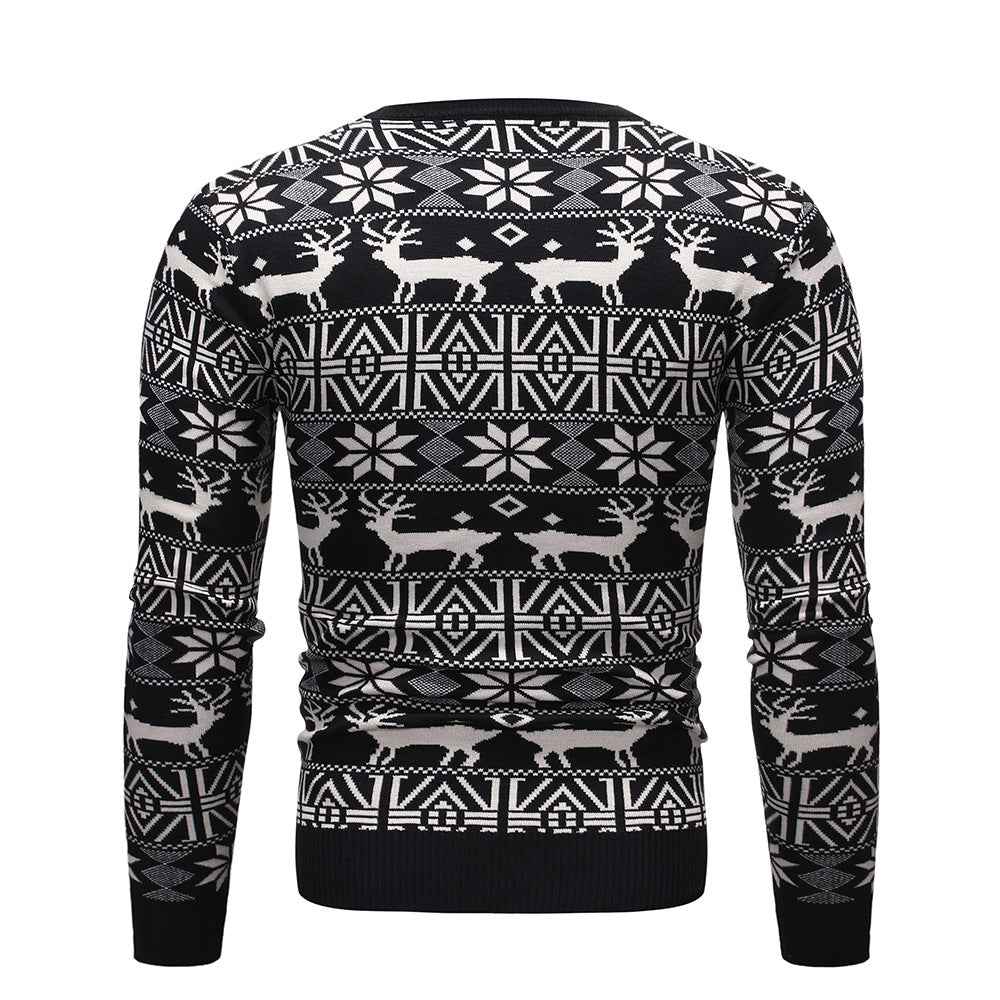 Camouflage Printed Loose Casual Sweater Top