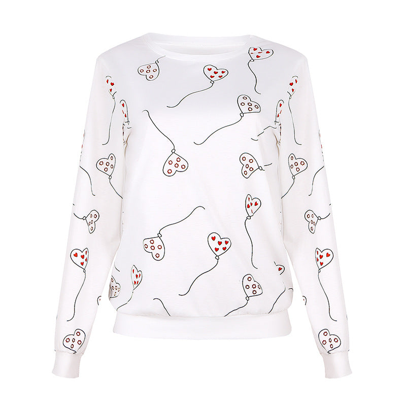 Women's Floral Print Long Sleeve