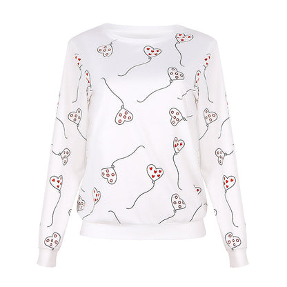 Women's Floral Print Long Sleeve