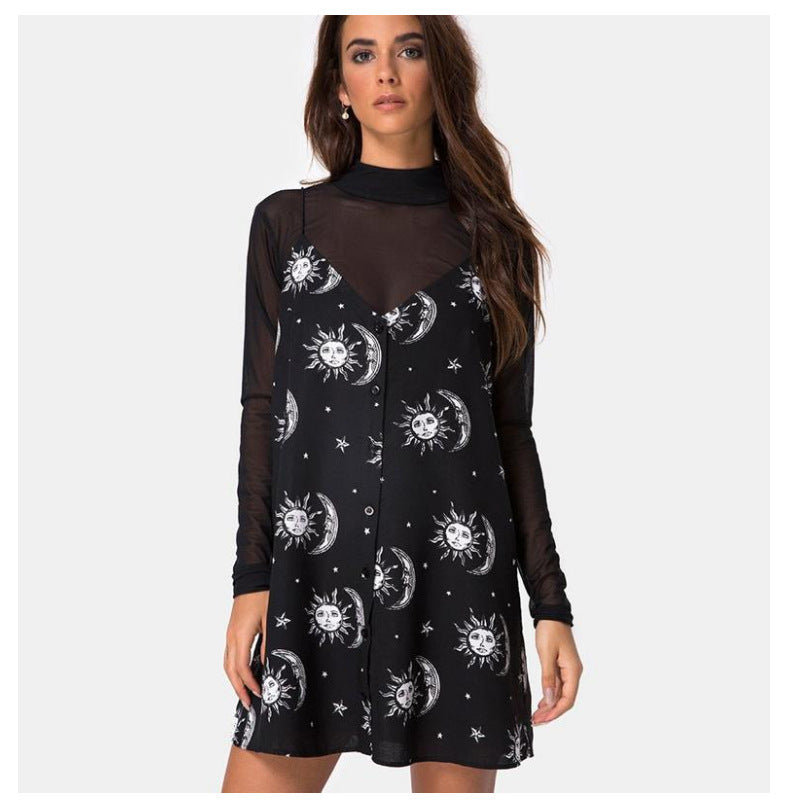Floral Backless Summer Dress for Women