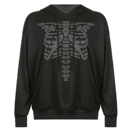 Women's Hooded Pullover Long Sleeve Sweatshirt