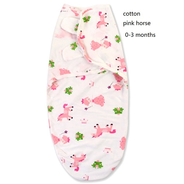 100% Cotton Baby Swaddle Wrap Blanket for Infants