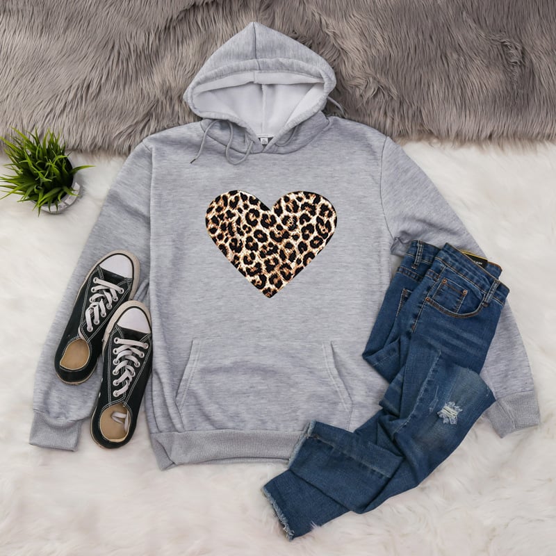 Animal Print Hoodie for Men and Women