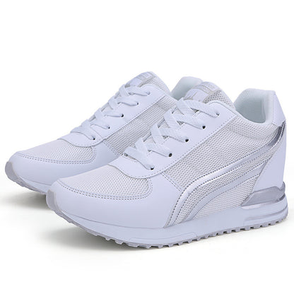 Breathable Height-Increasing Women's Sports Shoes