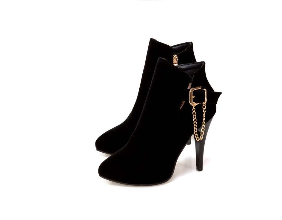 Buckle Ankle Boots, High Heels, and Short Booties