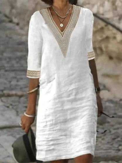 YZ1224 Women's Casual Loose Dress