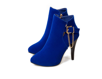 Buckle Ankle Boots, High Heels, and Short Booties