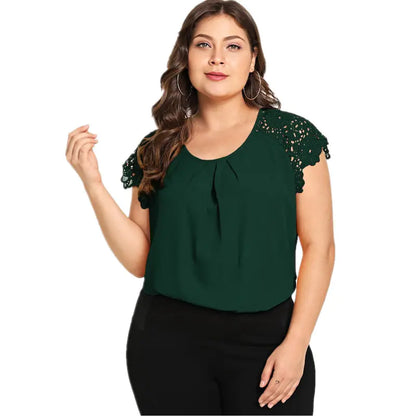 Popular Short Sleeve T-Shirt for Plus Size Women