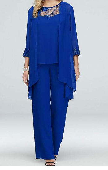 WOLFF Stylish 3-Piece Plus Size Lace Outfit Set