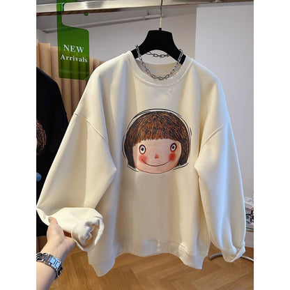 Trendy Style Plus Size Casual Sweatshirt