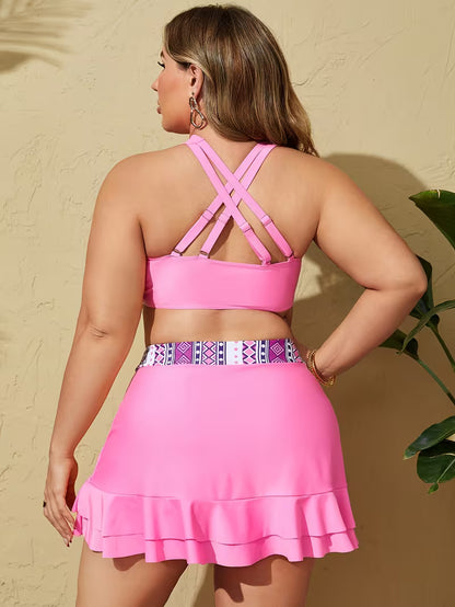 New Ethnic Plus Size Bikini Beach  Surf Ready