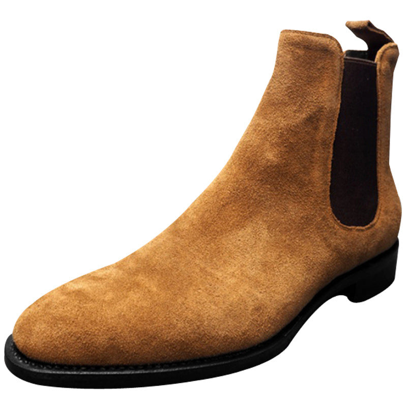 Vintage High-Top Leather Martin Boots for Men