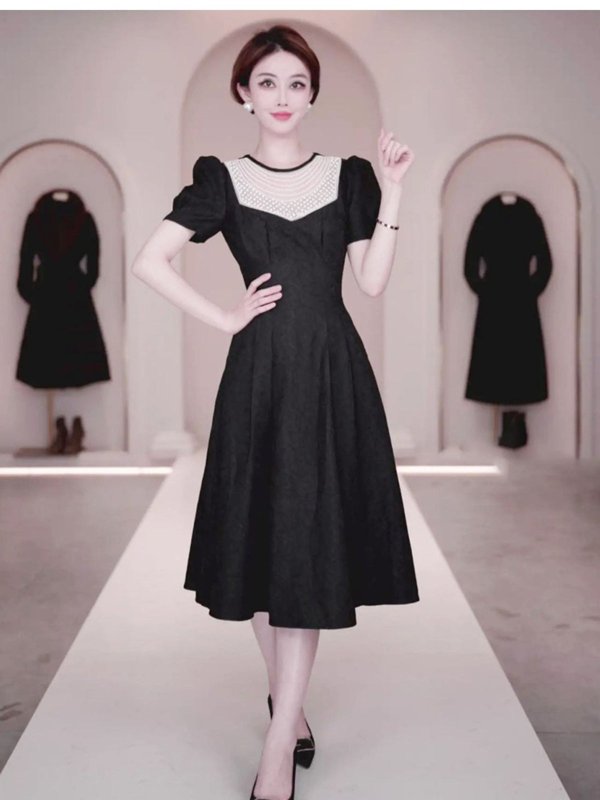 French Luxury Palace Style Dress for Women