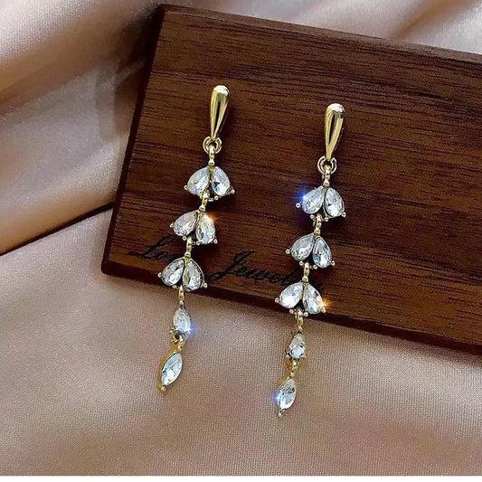 Korean Style 925 Silver Wheat Ear Studs