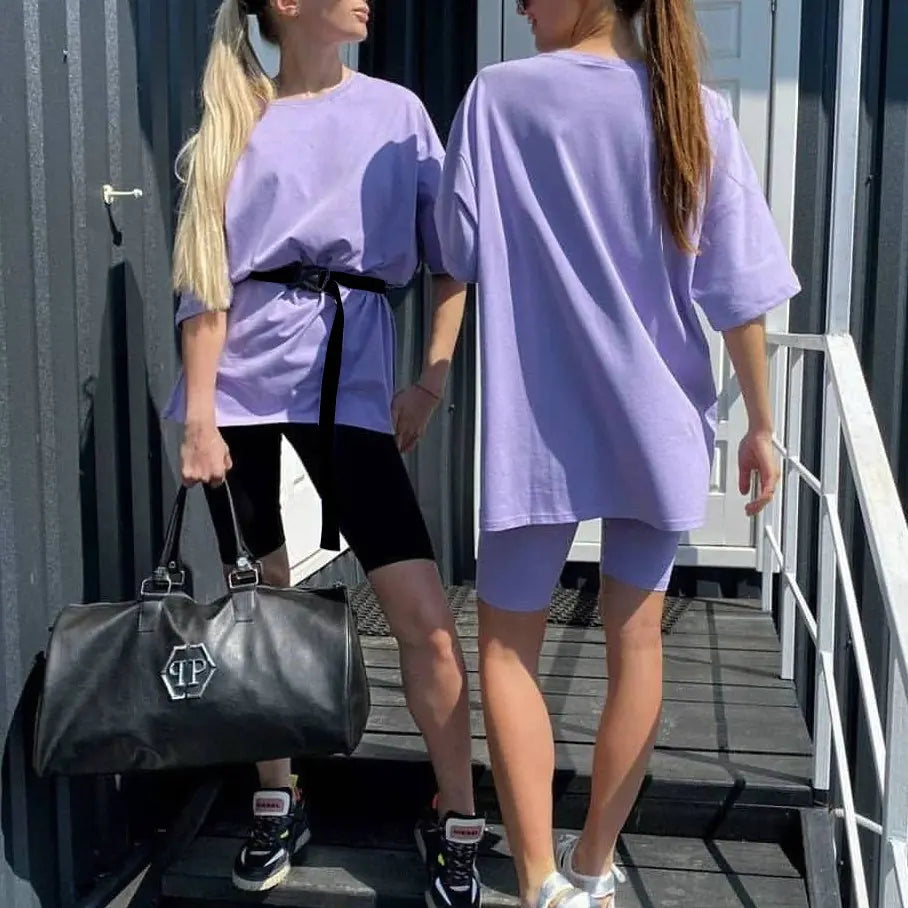 Spring Summer Women's Casual Two-Piece Set