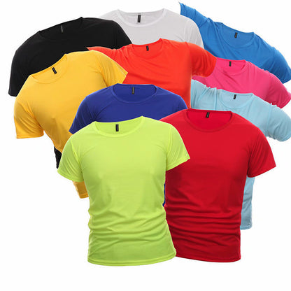 Custom Quick-Dry Round Neck T-Shirts for Events