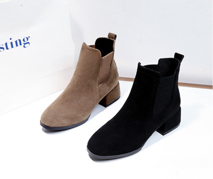 Chelsea Ankle Boots for Women - Fashionable Pointed Heels