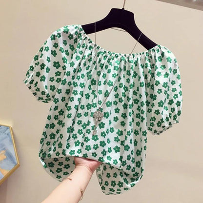 Floral Off-Shoulder Blouse for Women