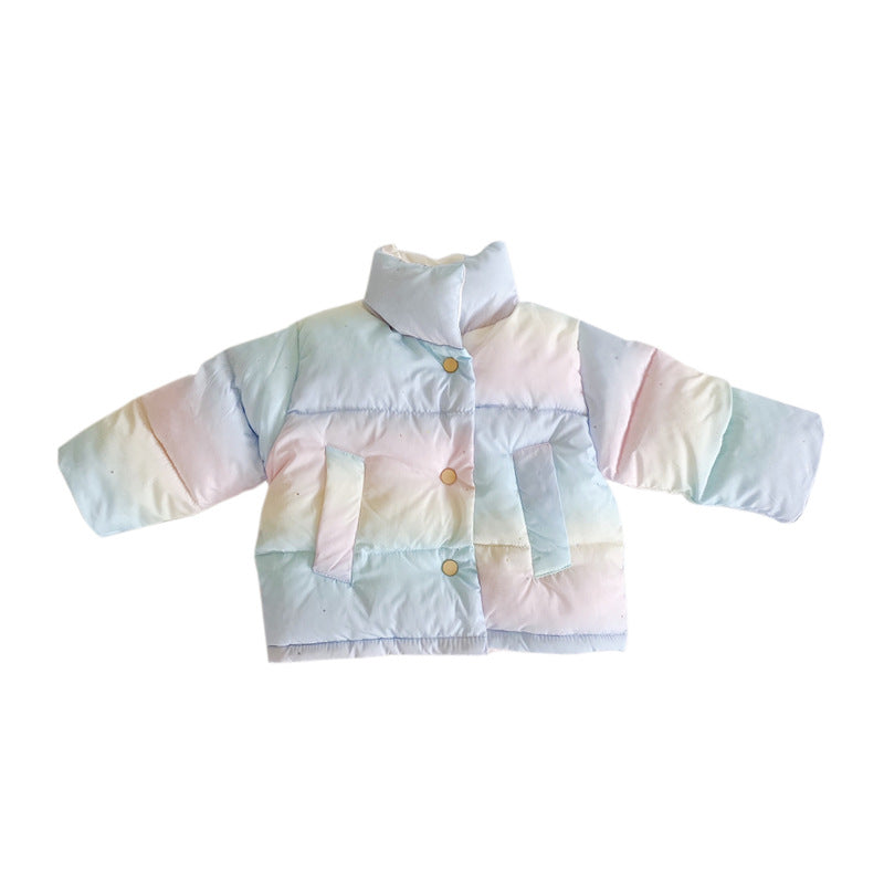 Children's Gradient Color Rainbow Cotton Clothes