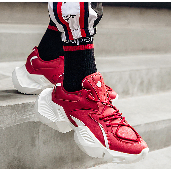Men's Spring Fashion Sneakers  Trendy Casual Dad Shoes