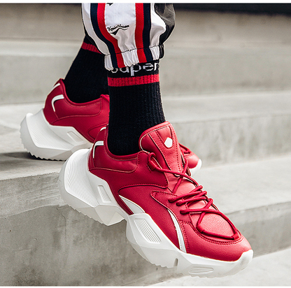 Men's Spring Fashion Sneakers  Trendy Casual Dad Shoes