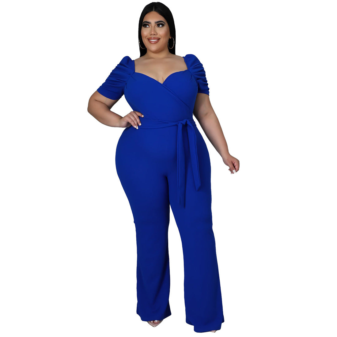 Spring/Summer Plus Size Women's Jumpsuit